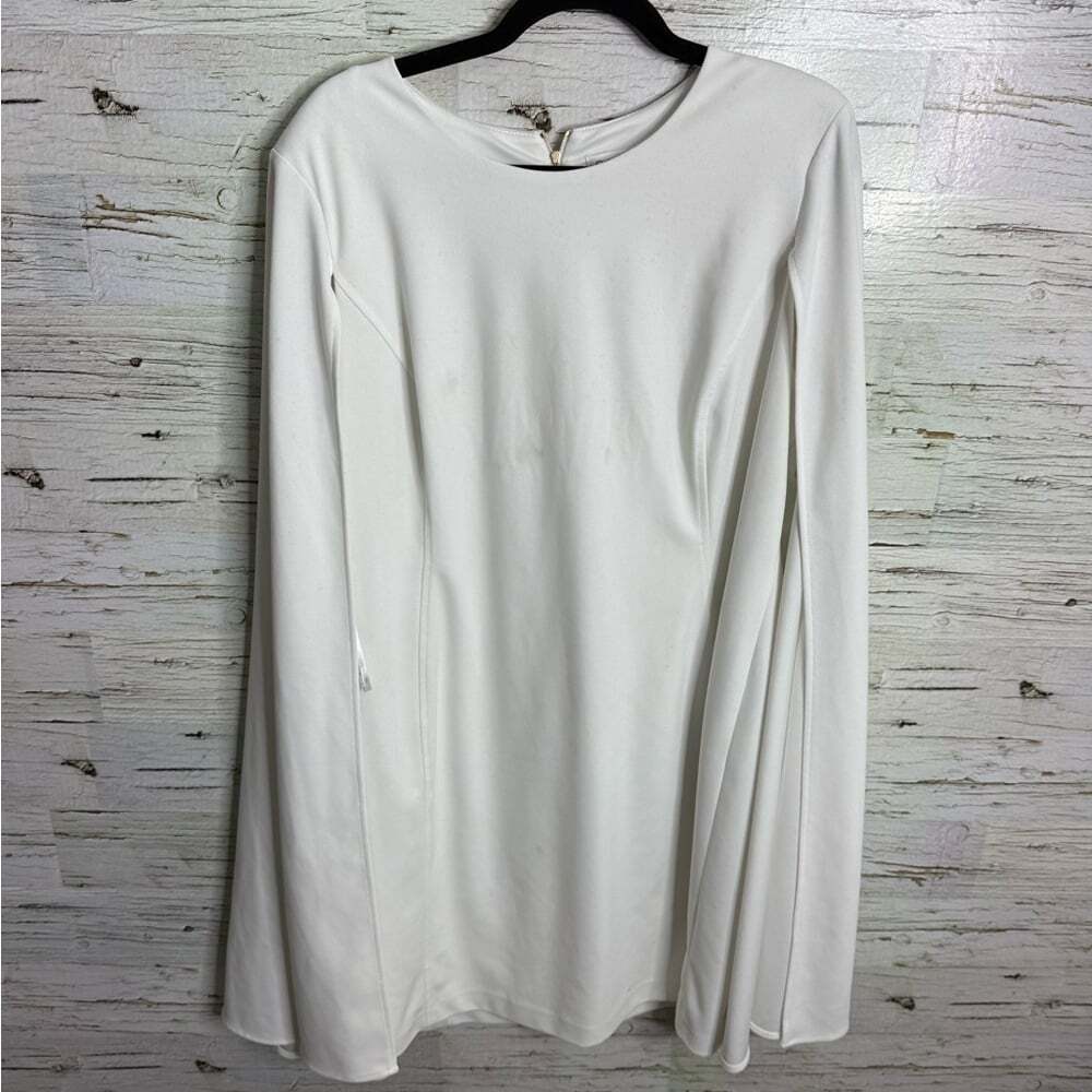 Calvin Klein White Midi Dress cap size 18W